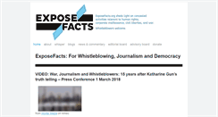 Desktop Screenshot of exposefacts.org